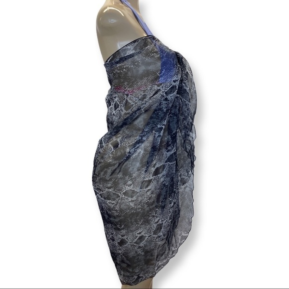 Zuliana Animal Print Long Sarong. Made In USA. New WithTags. - Picture 2 of 4